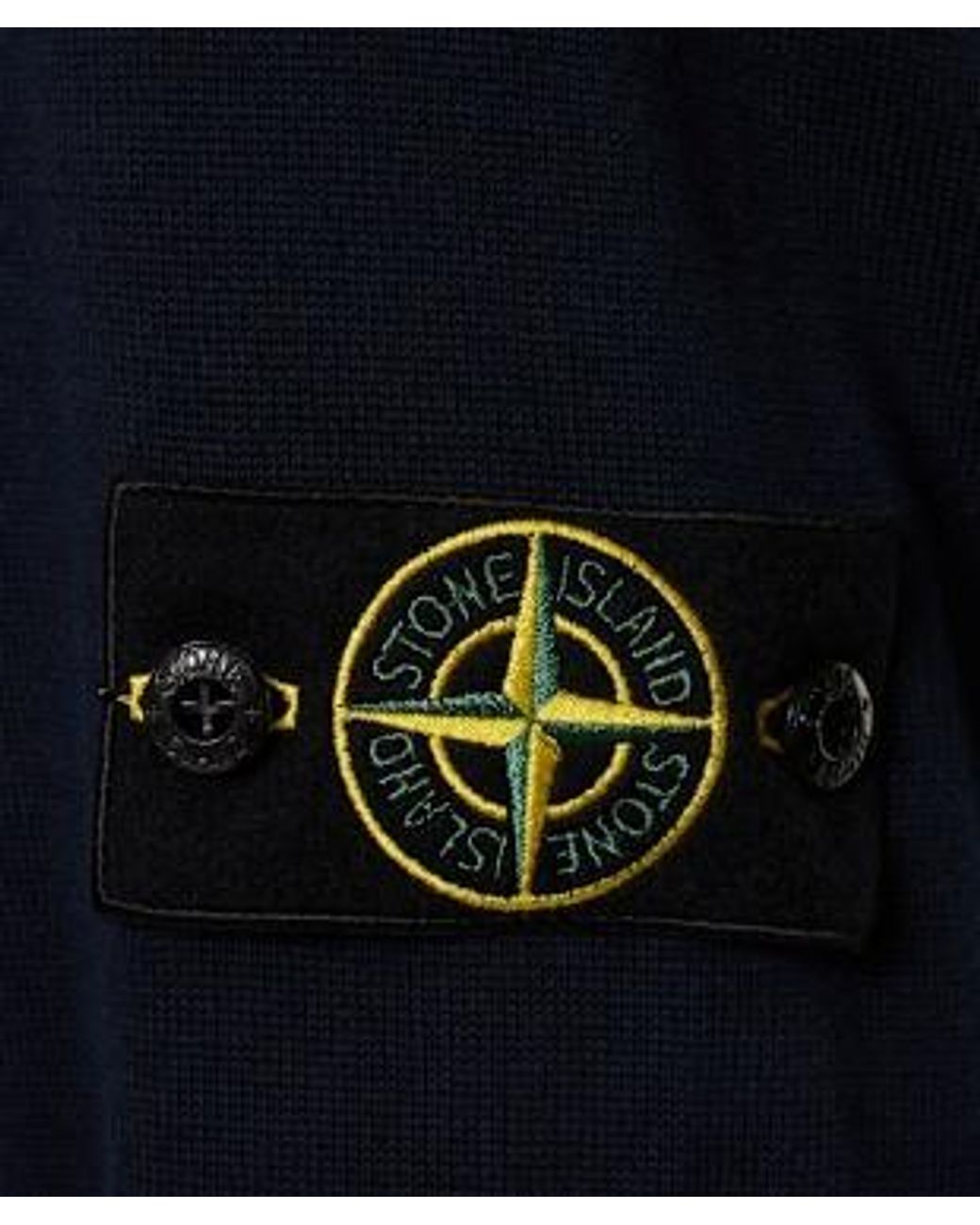 Stone Island Blue Crew Neck Sweatshirt With Long Sleeves for men