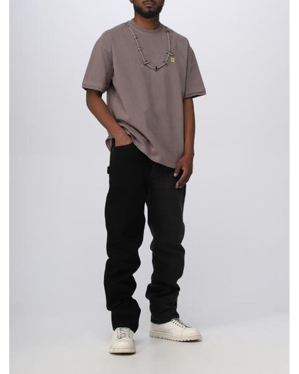 Ambush Black Straight Leg Jeans for men