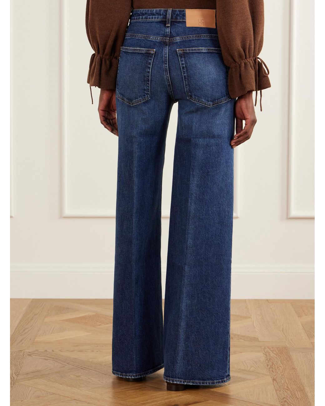 Ulla Johnson Blue Loose-Leg Jeans