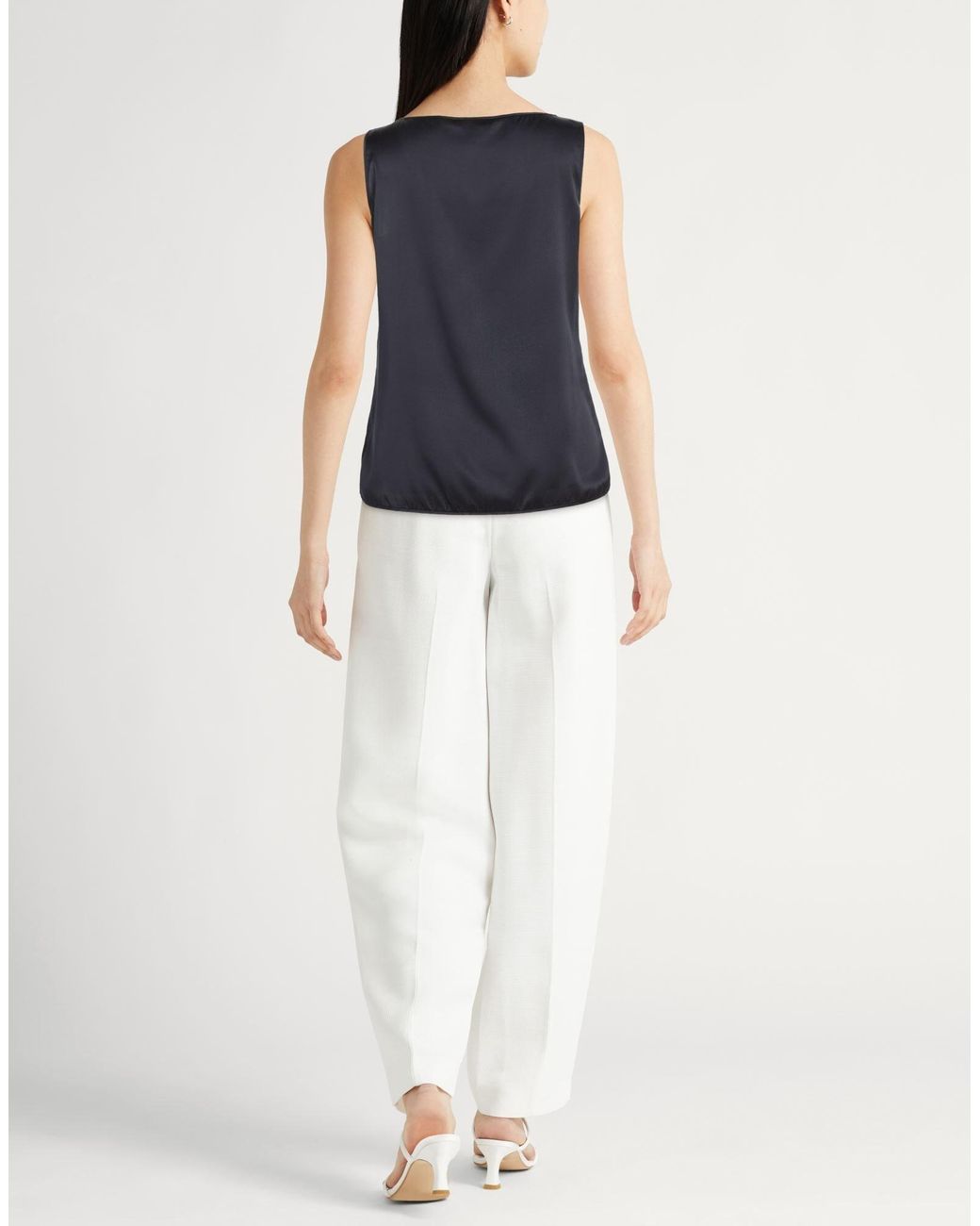 Max Mara Black Sleeveless Tops