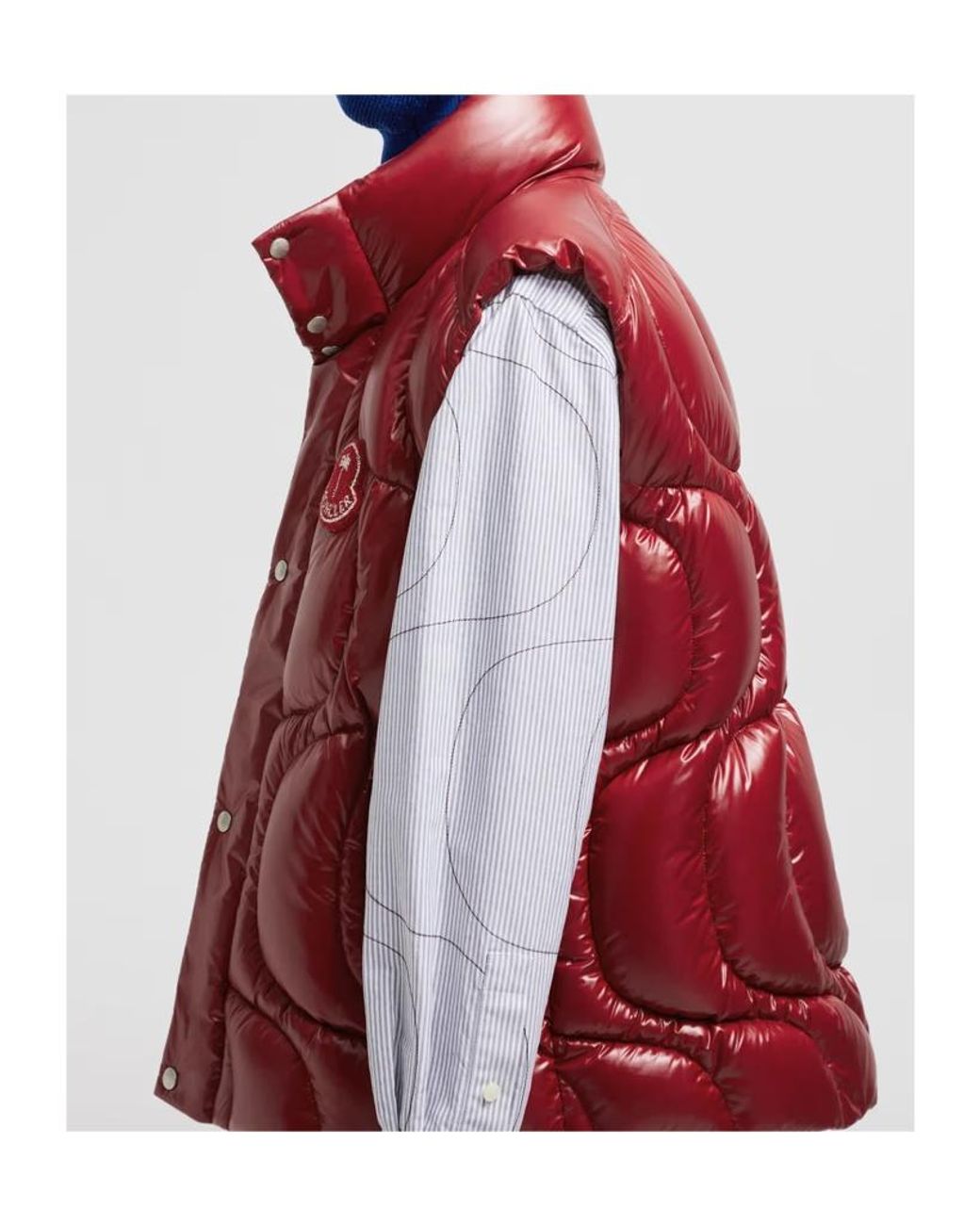 Moncler Red X Palm Angels Gwenyth Down Gilet for men