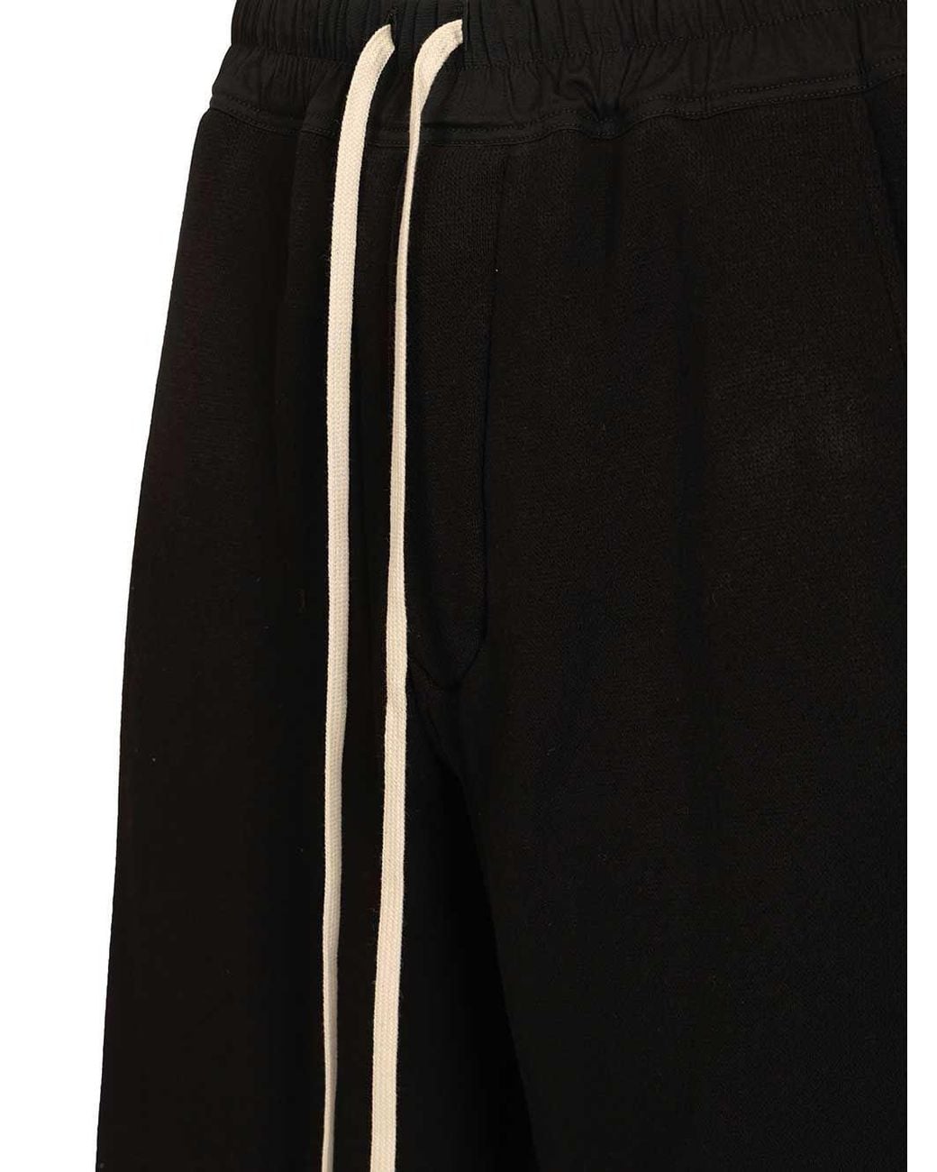 Rick Owens Black Dietrich Drawstring Pants for men
