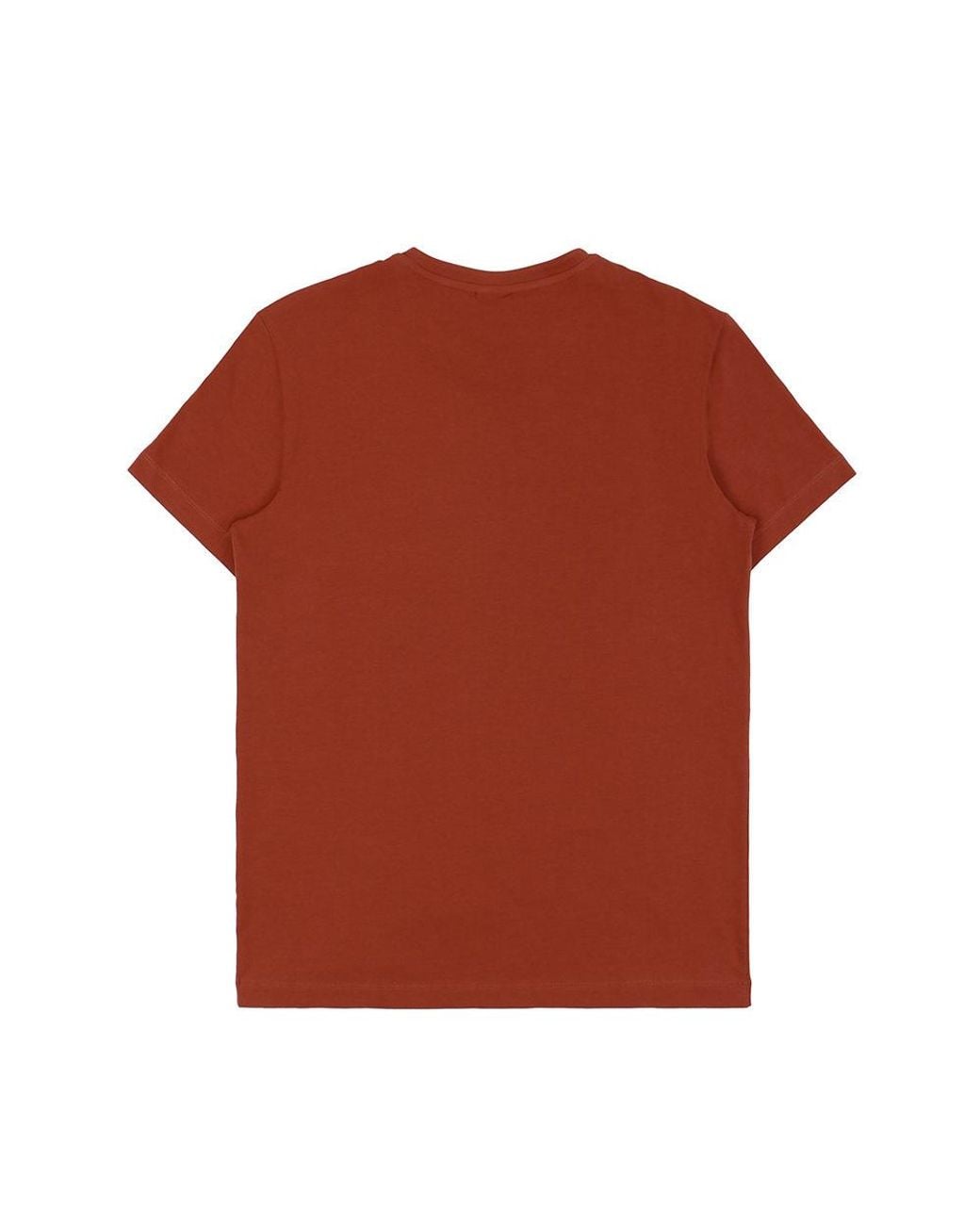 Armani Collezioni Red Crew-Neck T-Shirt for men