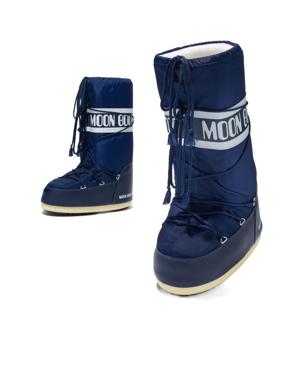 Moon Boot Blue Round Head Snow Boots
