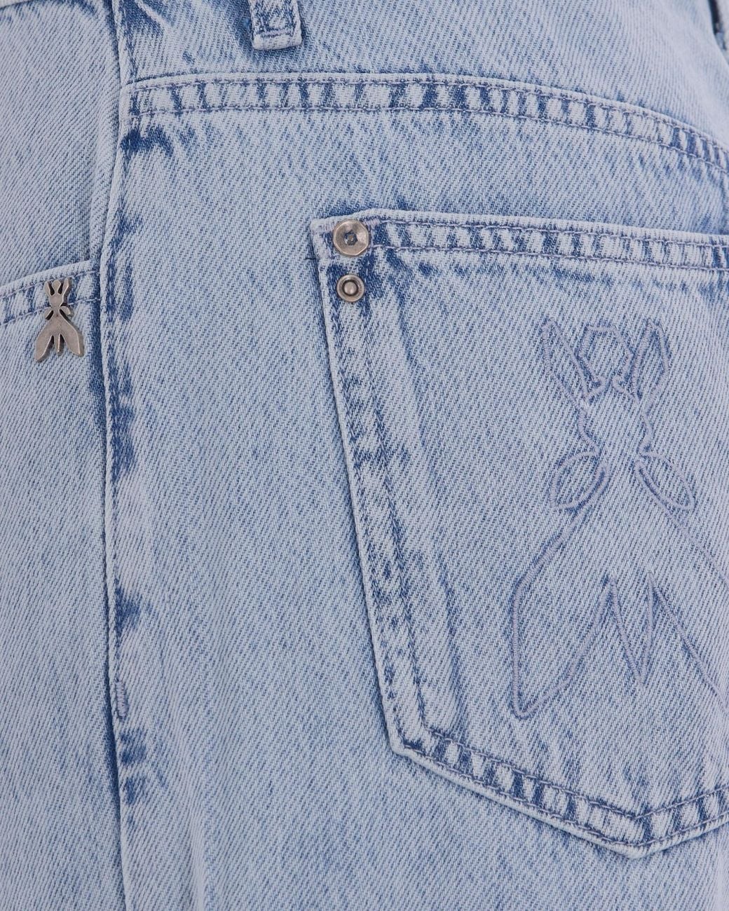 Patrizia Pepe Blue Wide-Leg Jeans