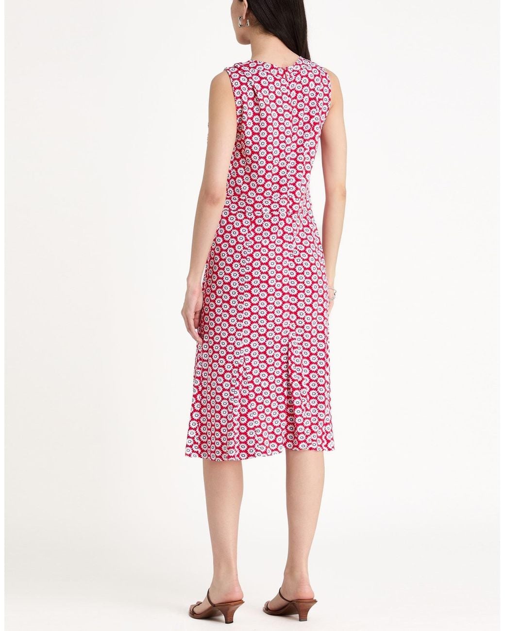 Tory Burch Pink Midi Dress