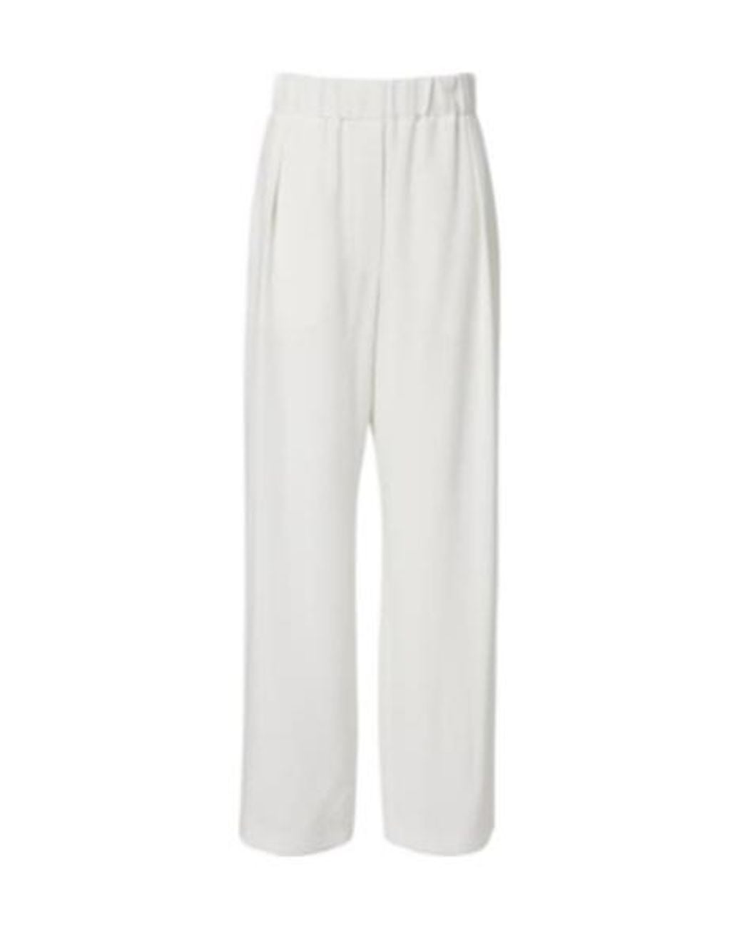 Jil Sander White Wide-Leg Pants