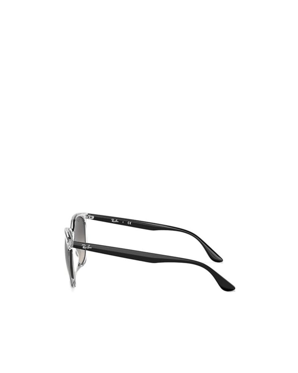 Ray-Ban White Round Frame Sunglasses