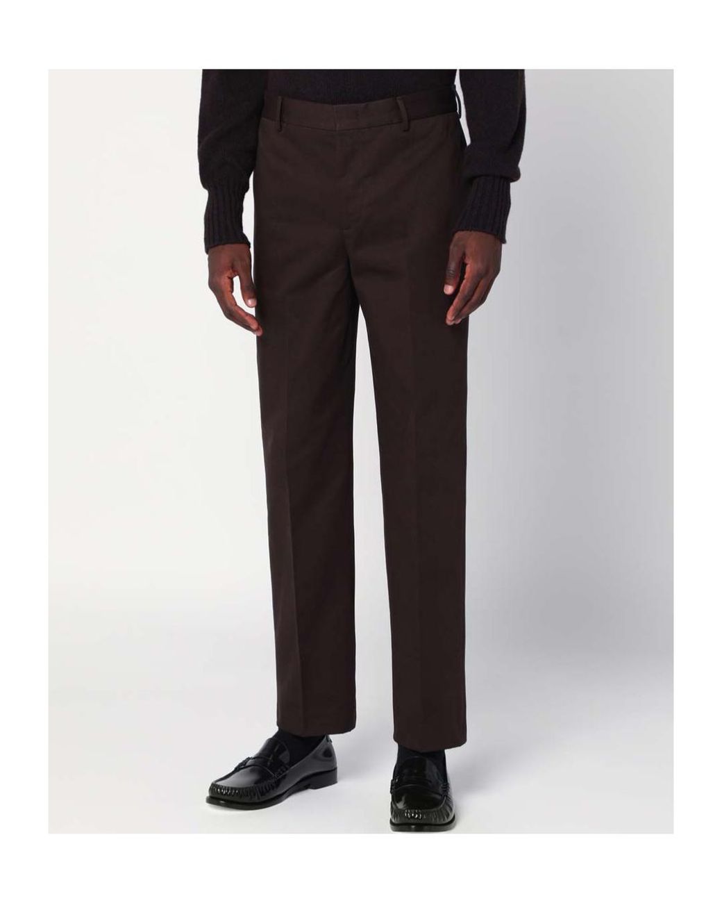 Pt Pantaloni Black Pt Torino Classic Tailored Pants for men