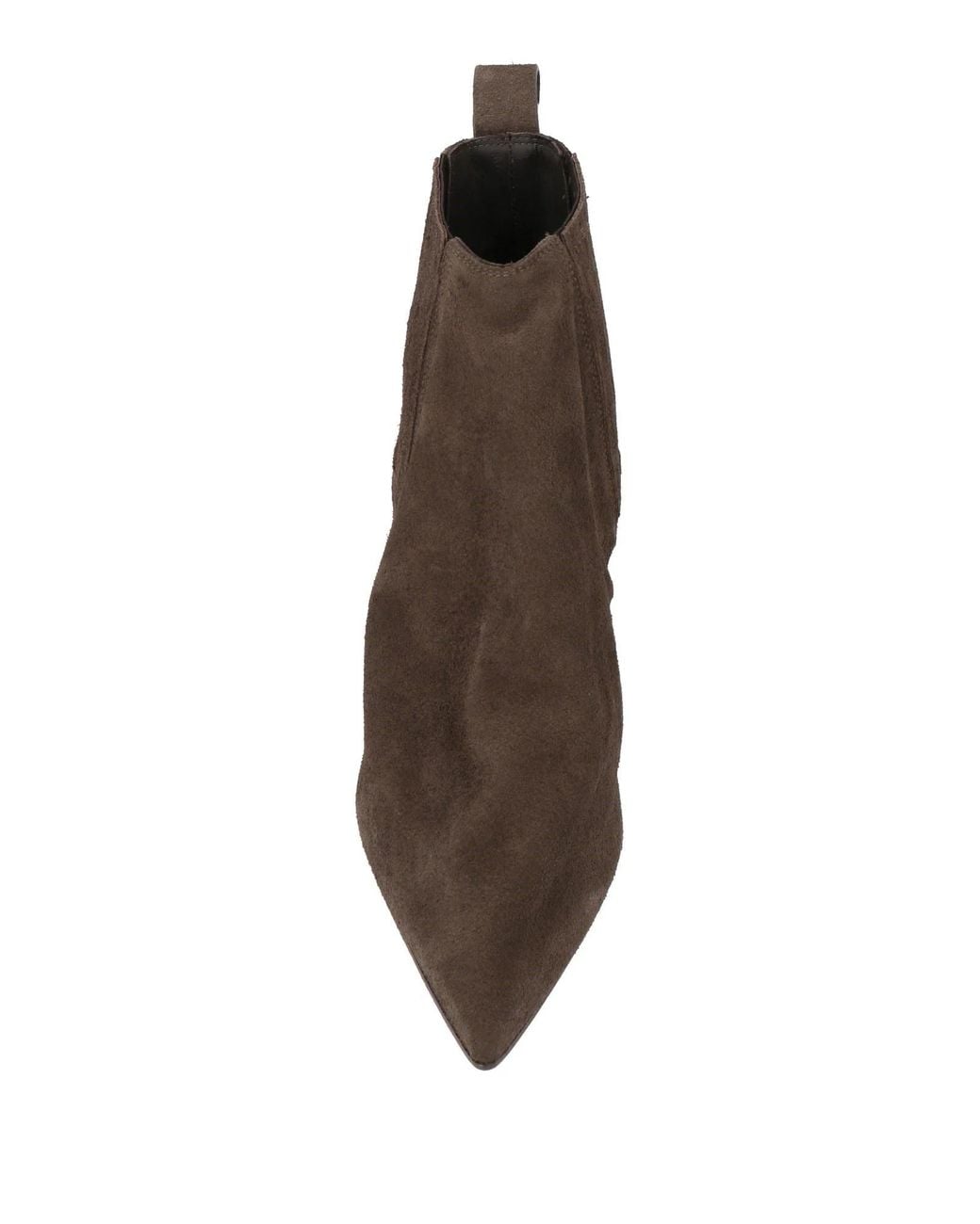 Rick Owens Suede Chelsea Boots in Brown | Lyst