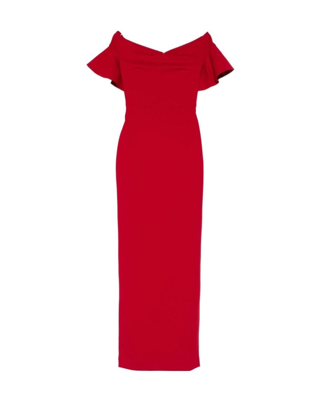 Solace London Red Cielo Maxi Dress