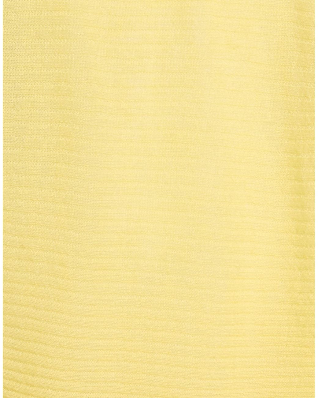MAX&Co. Yellow Solid-Color Lightweight Knitwear