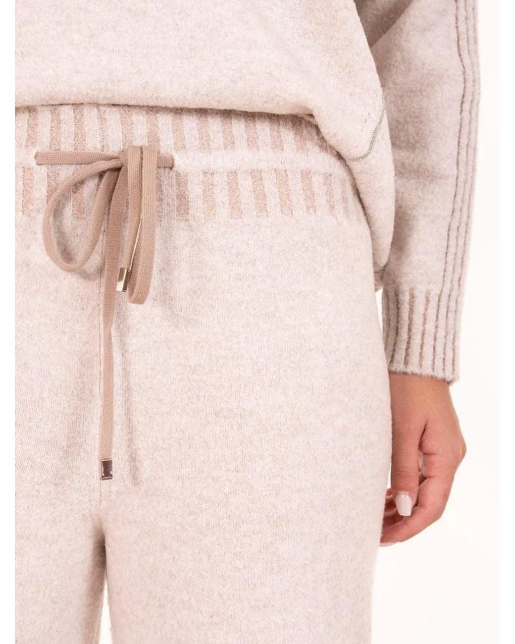 D.exterior Pink Drawstring Waist Casual Pants