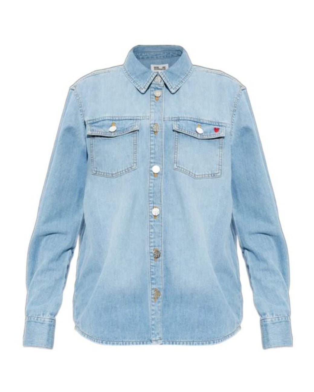 Baum und Pferdgarten Blue Melobu Western Denim Shirt