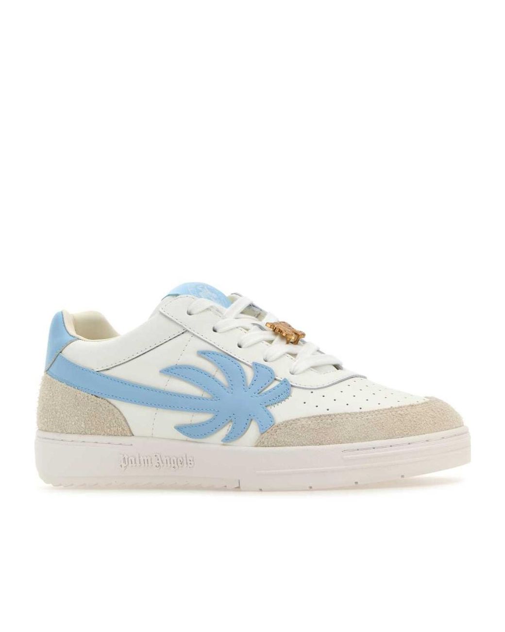 Palm Angels Blue Palm Beach University Low-Top Sneakers for men