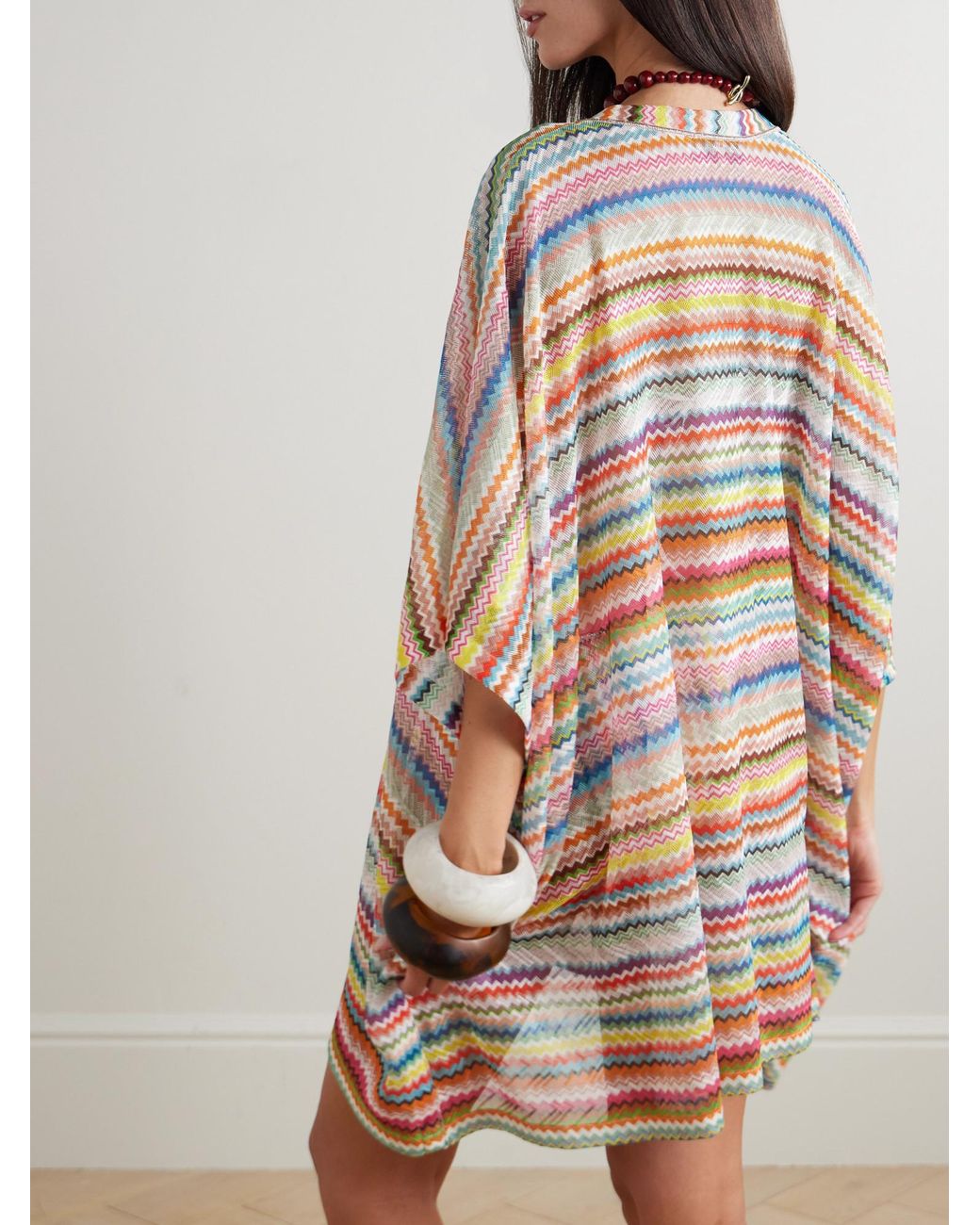 Missoni White Loose Striped Shirt