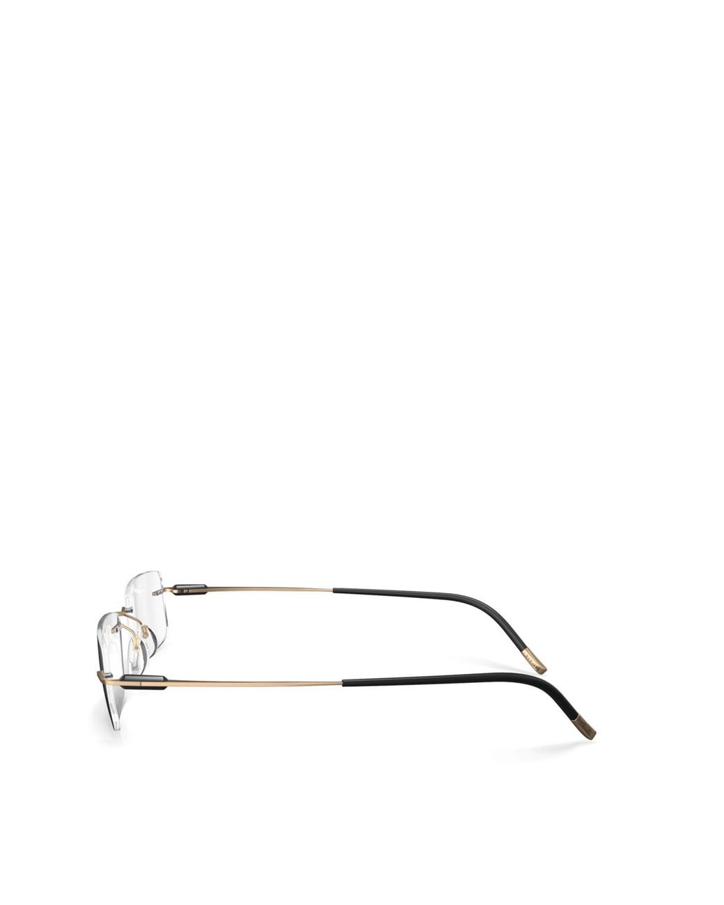 Silhouette Natural Rimless Rectangle-Frames Glasses for men