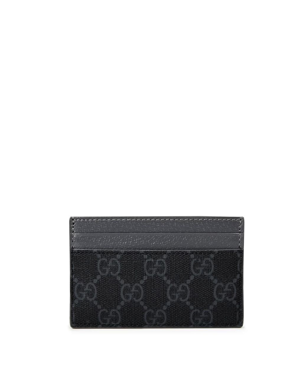 Gucci Black Logo Card Holder for men