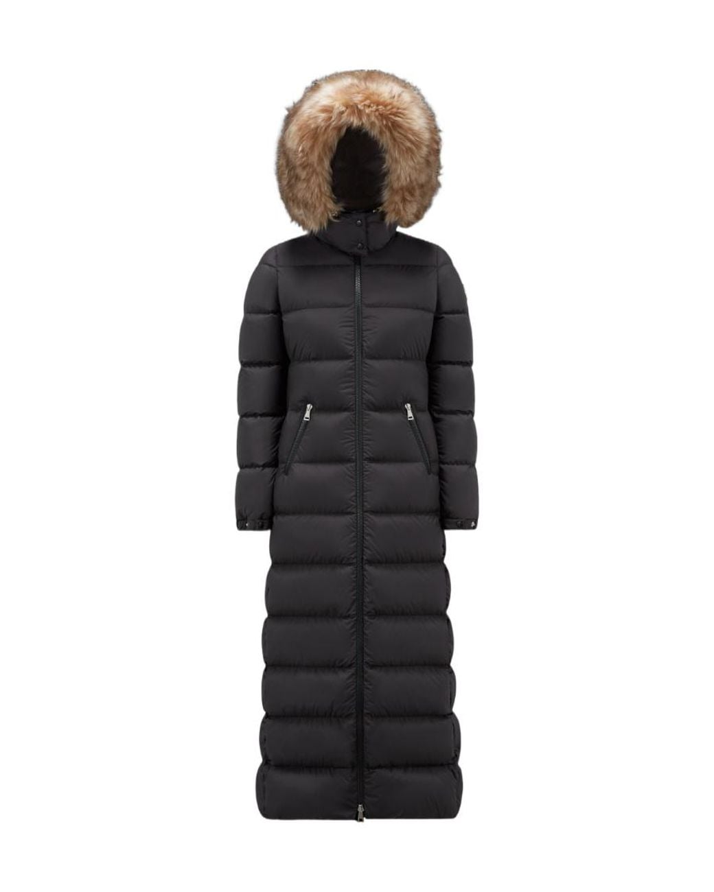 Moncler Black Fudson Long Down Jacket
