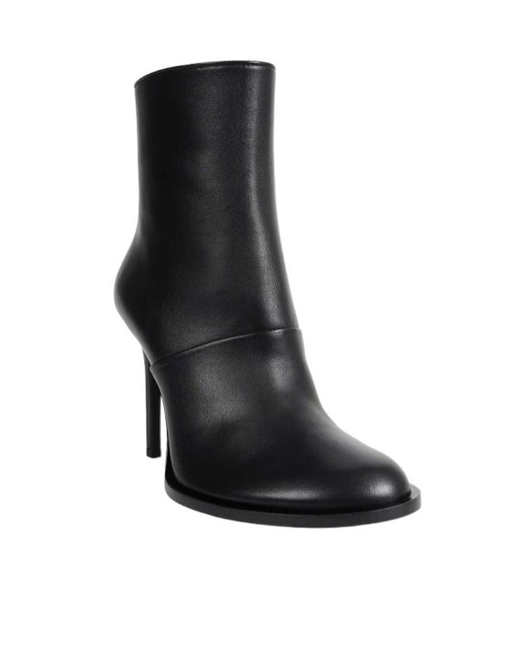 Ann Demeulemeester Black Melynappa Plonge Leather Pumps