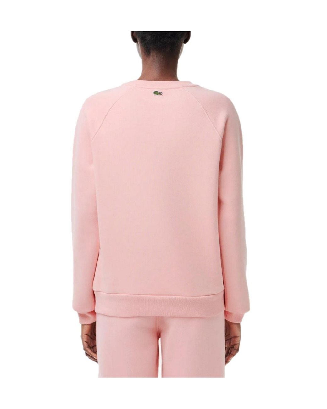 Lacoste Pink Crewneck Sweatshirt