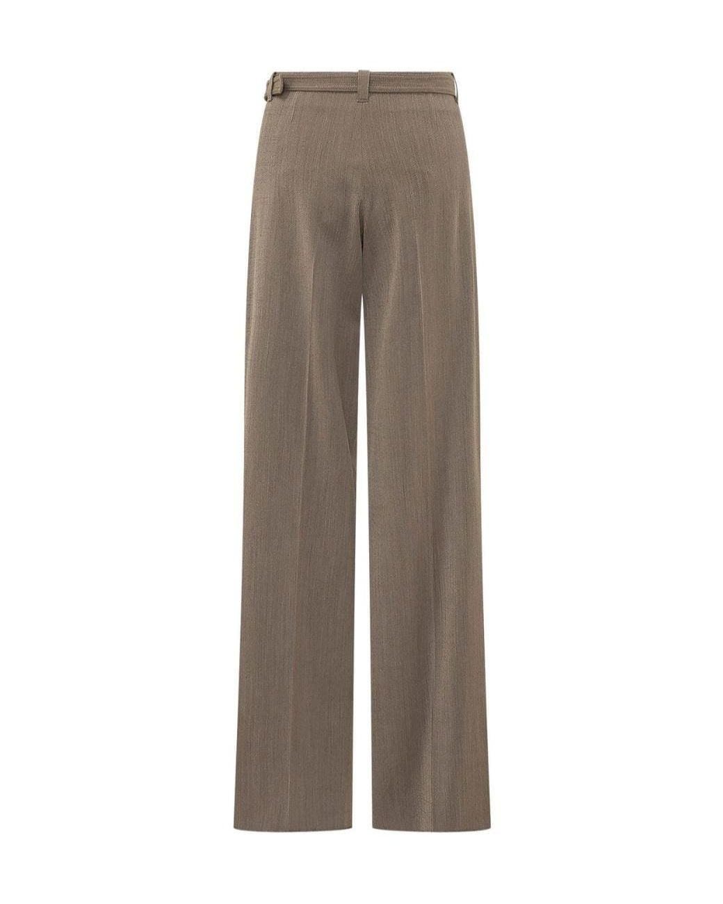 Seafarer Brown Trieste Belted Wide-Leg Pants