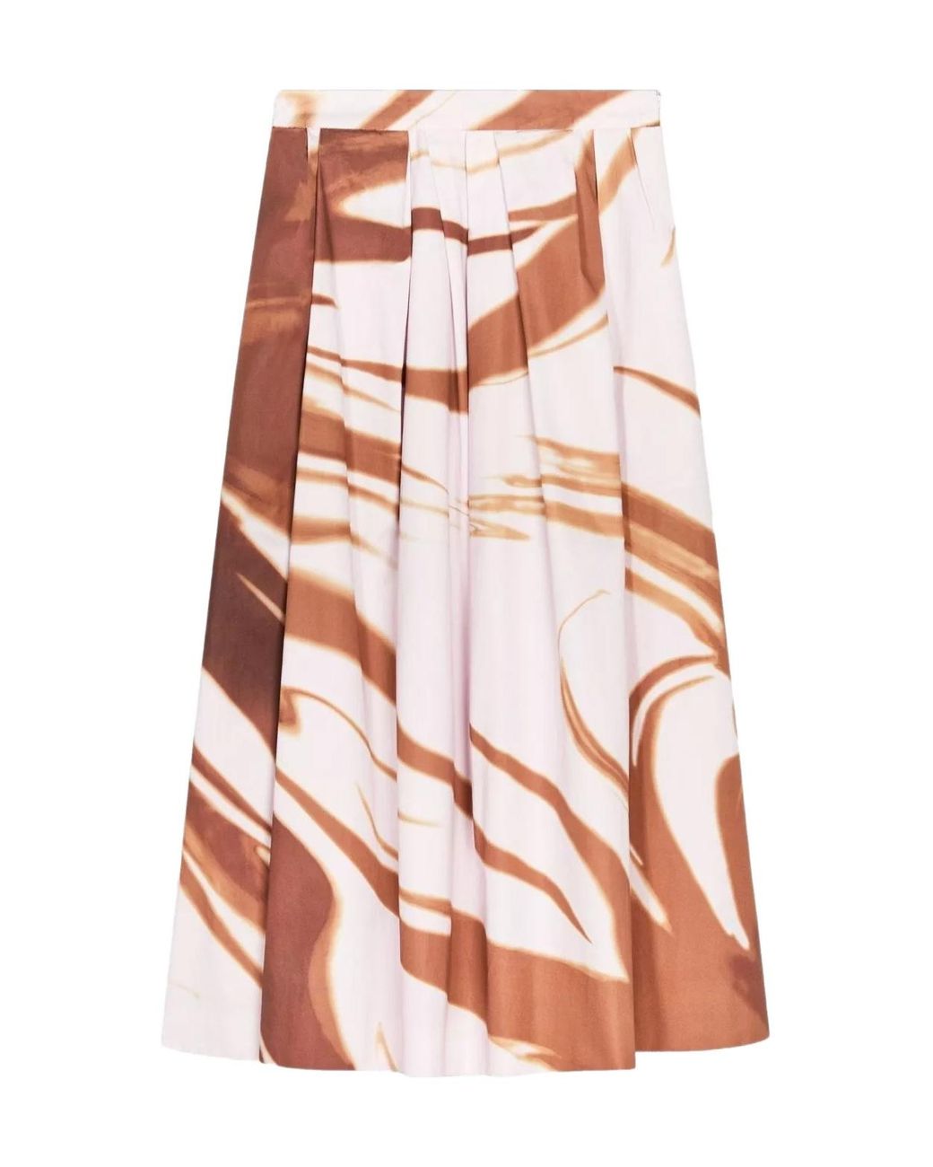 Dries Van Noten Pink Patterned Skirt