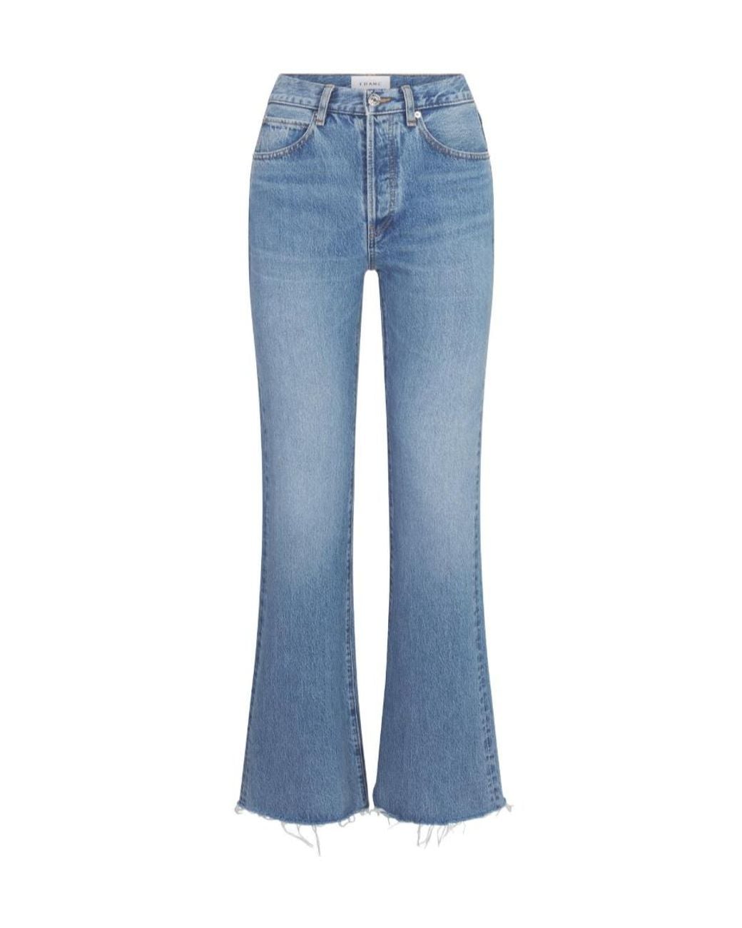 FRAME Blue The Lax Flared Jeans