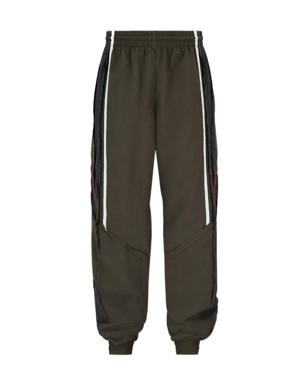 Martine Rose Green Layered Track Pants for men