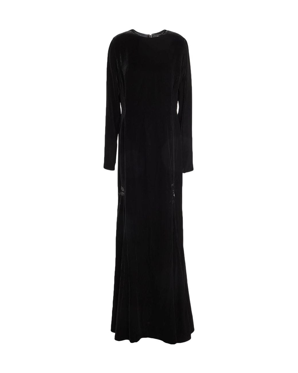 Dolce & Gabbana Black Maxi Dress Viscose, Cupro