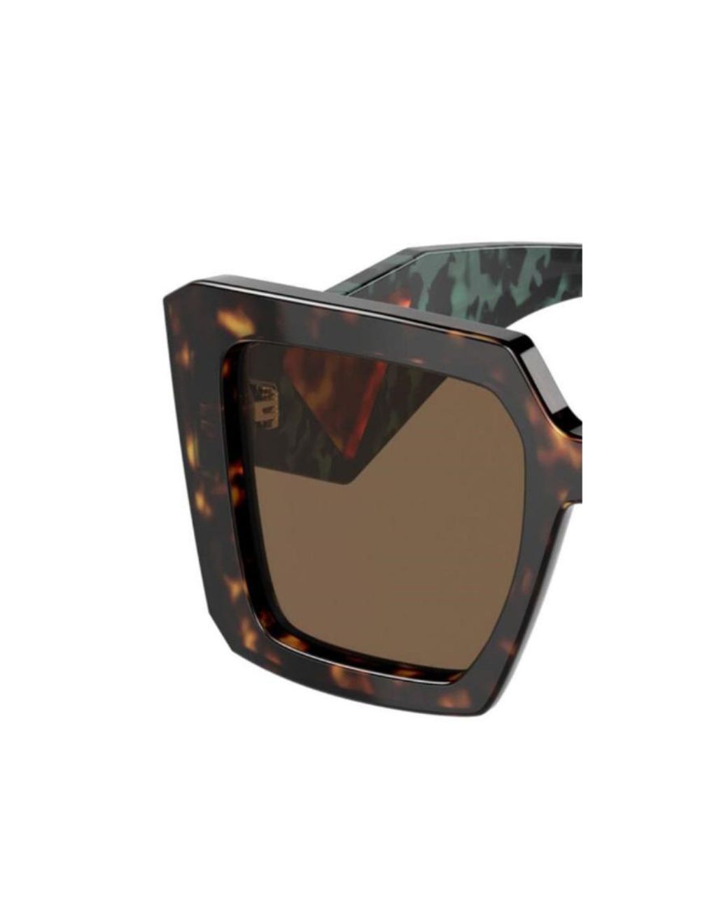Prada Brown Eyewear Square Frame Sunglasses