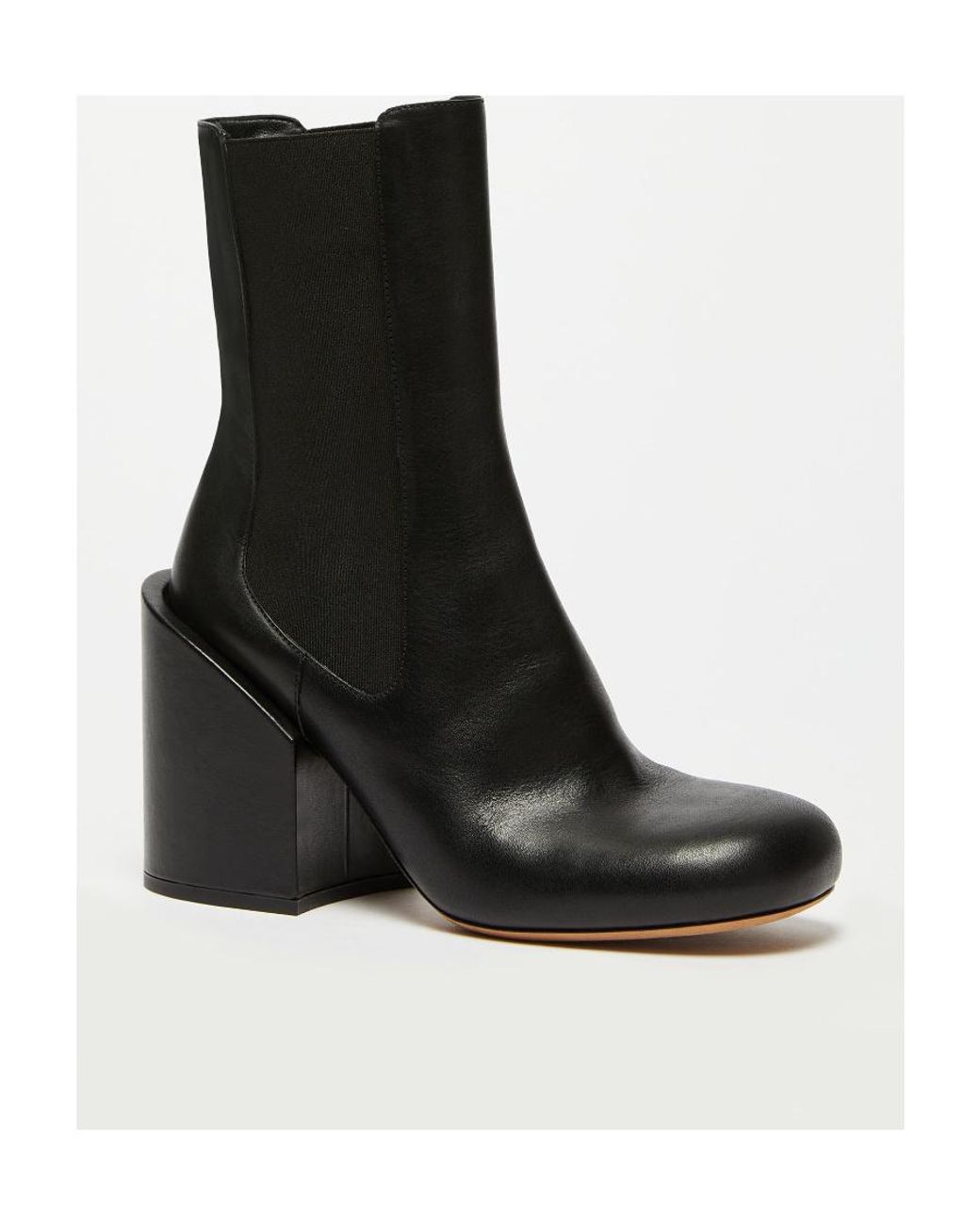 Sportmax Black Etra Heeled Ankle Boots