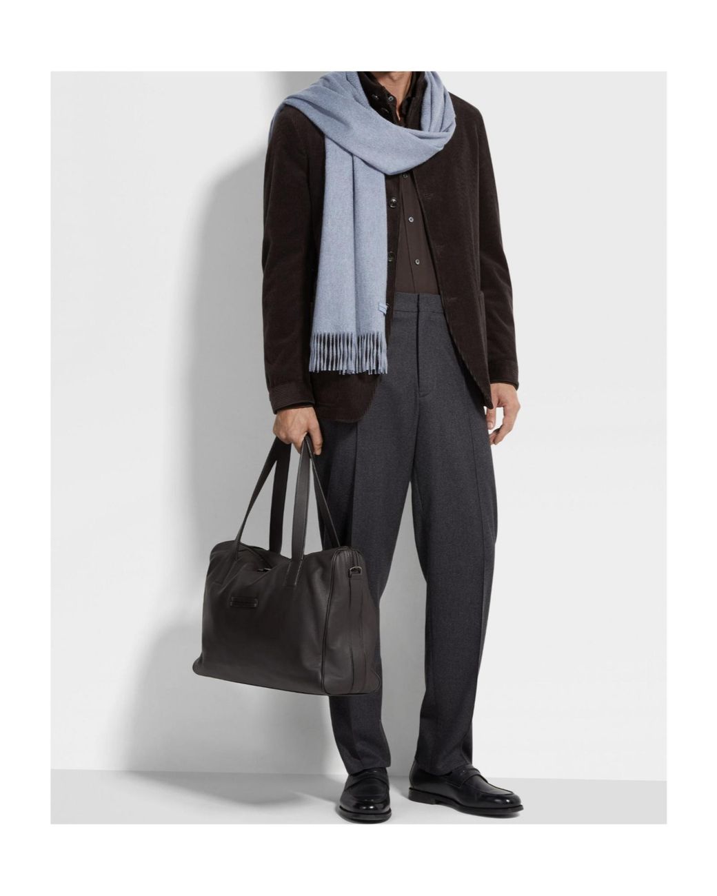 Zegna Black Cashco Il Conte Jacket for men