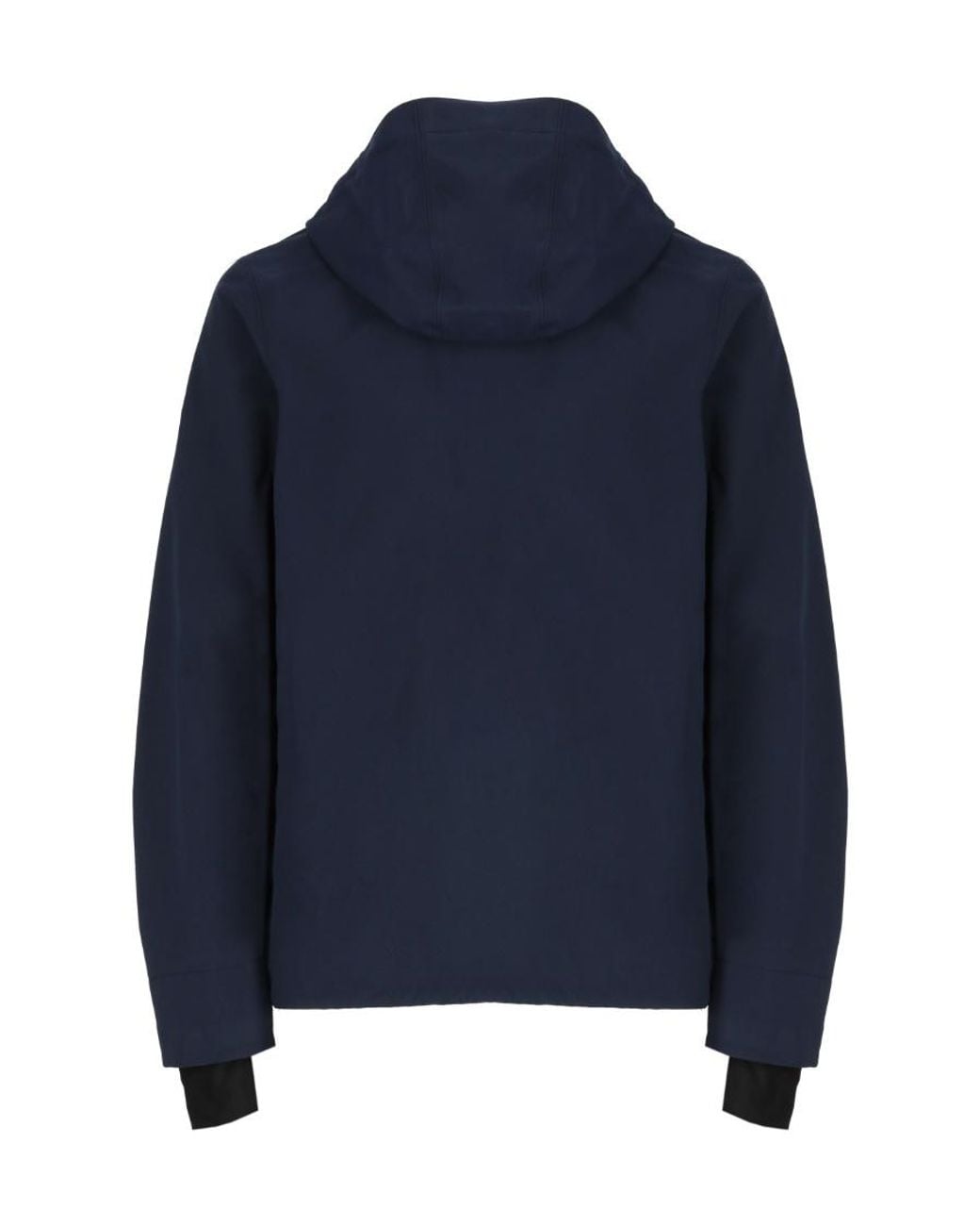 K-Way Blue Hooded Long-Sleeved Casual Jacket for men
