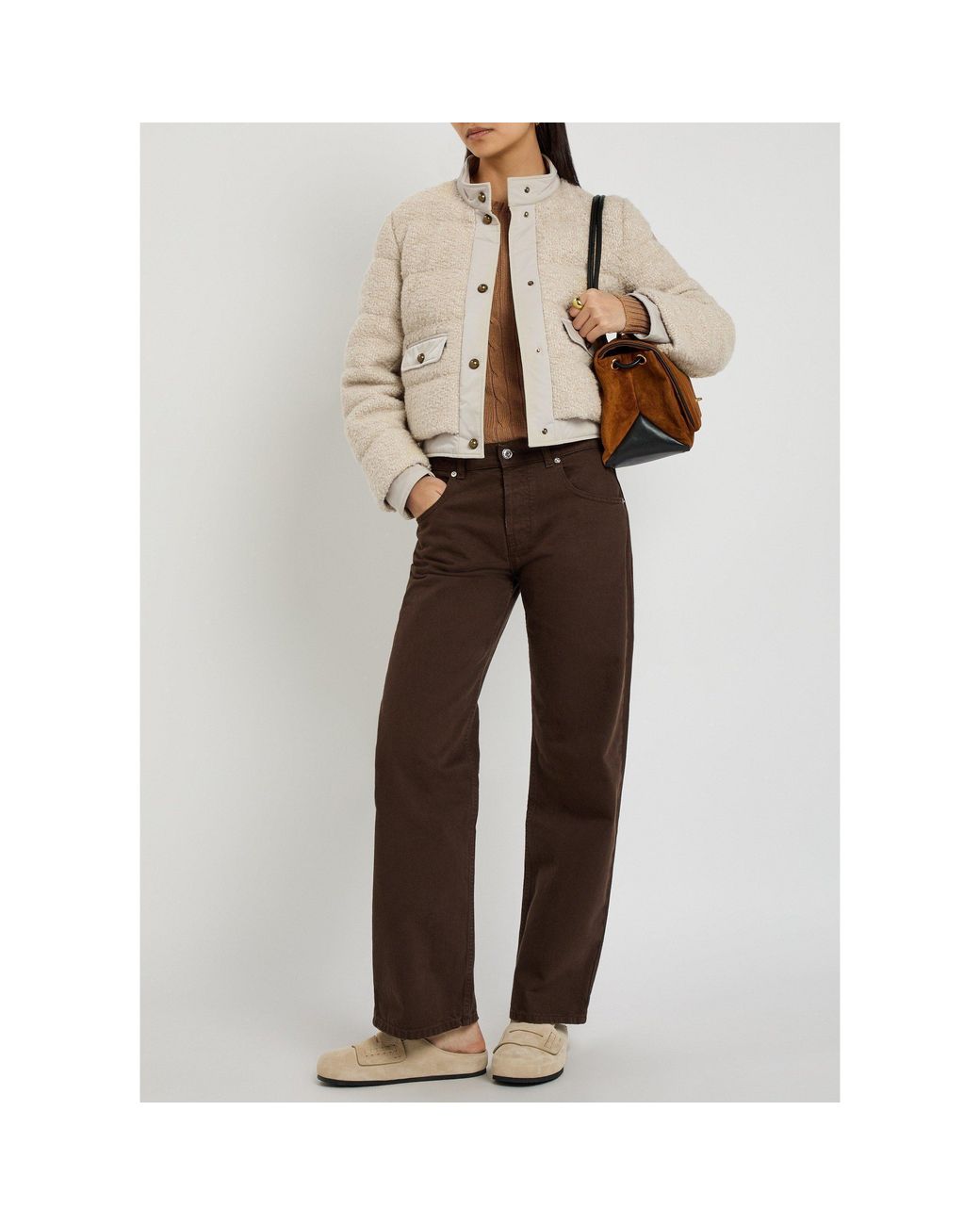 Moncler Natural Warm Down Short Jacket