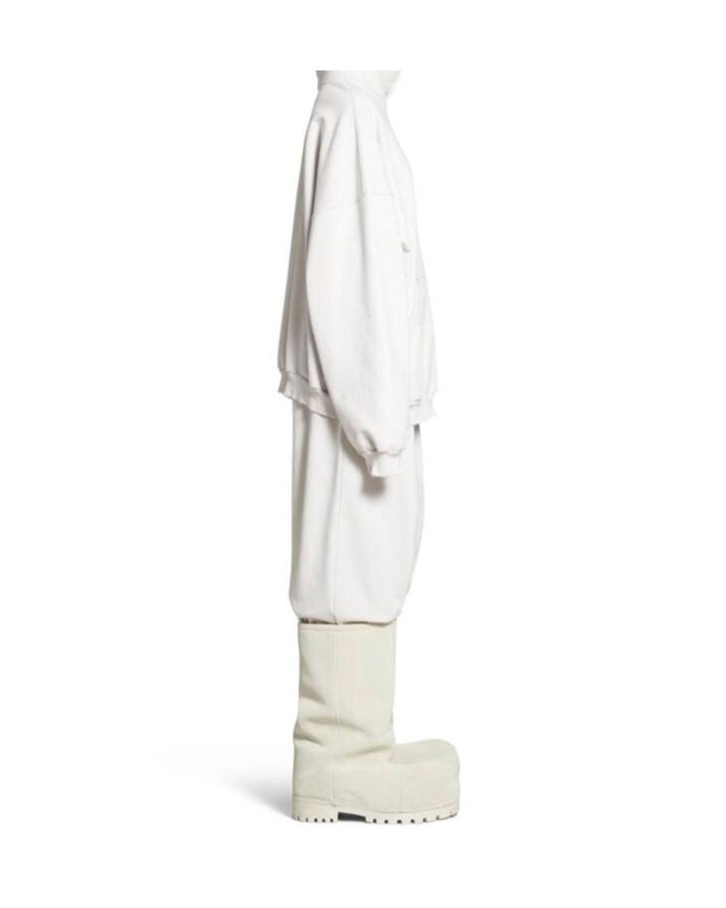 Balenciaga White Beverly Hills Oversized Hoodie