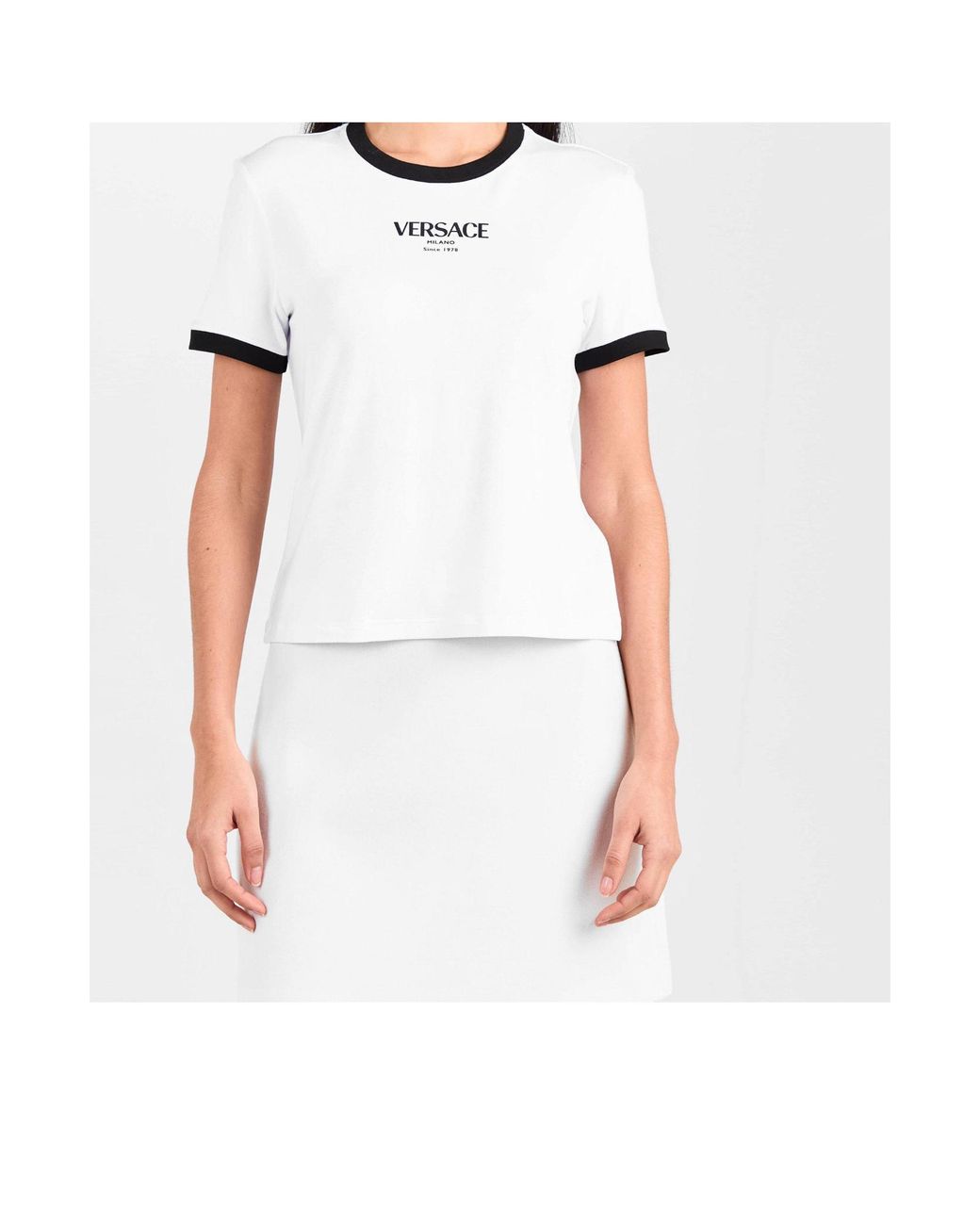 Versace White Logo T-Shirt