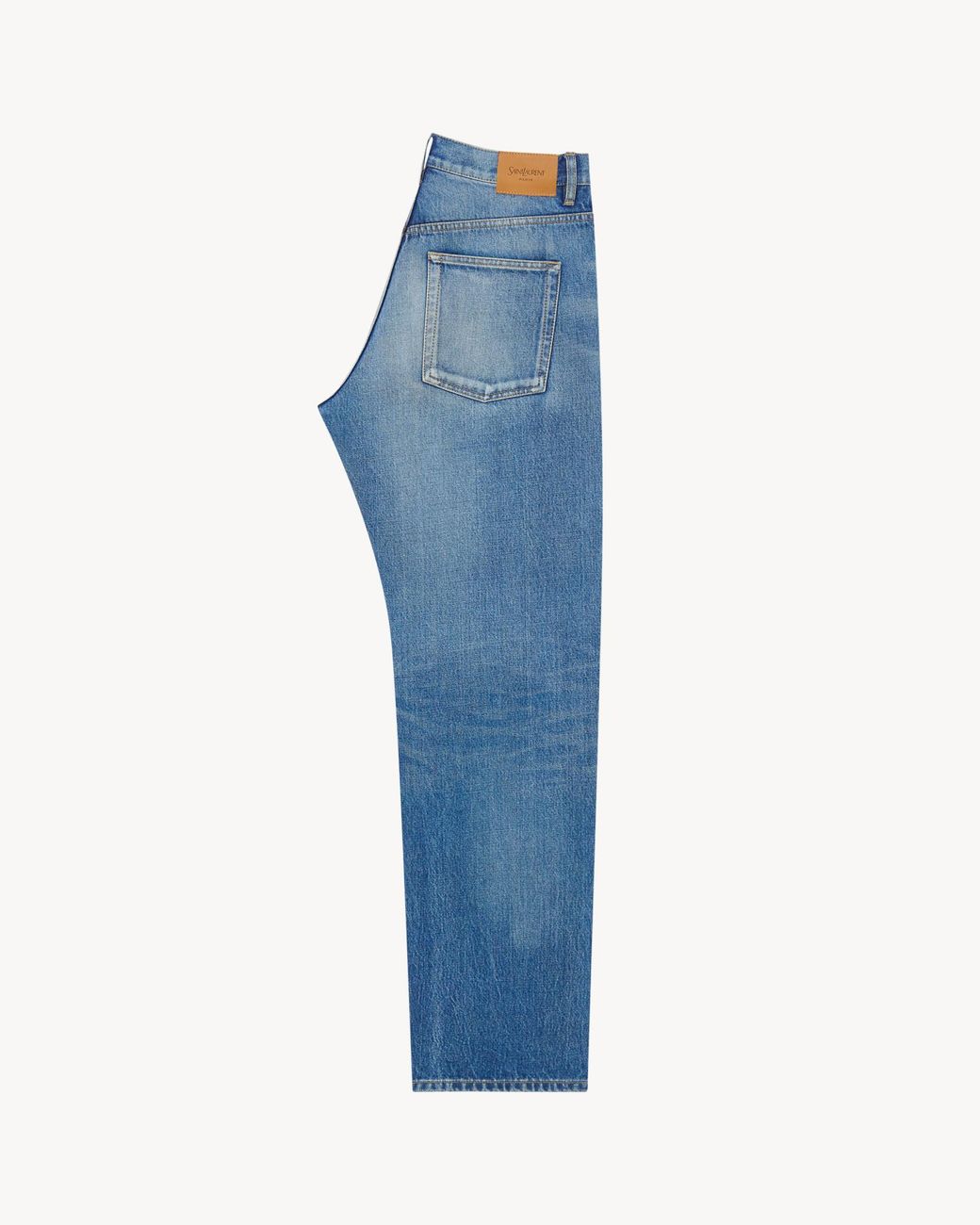Saint Laurent Blue Tapered High-Rise Jeans for men