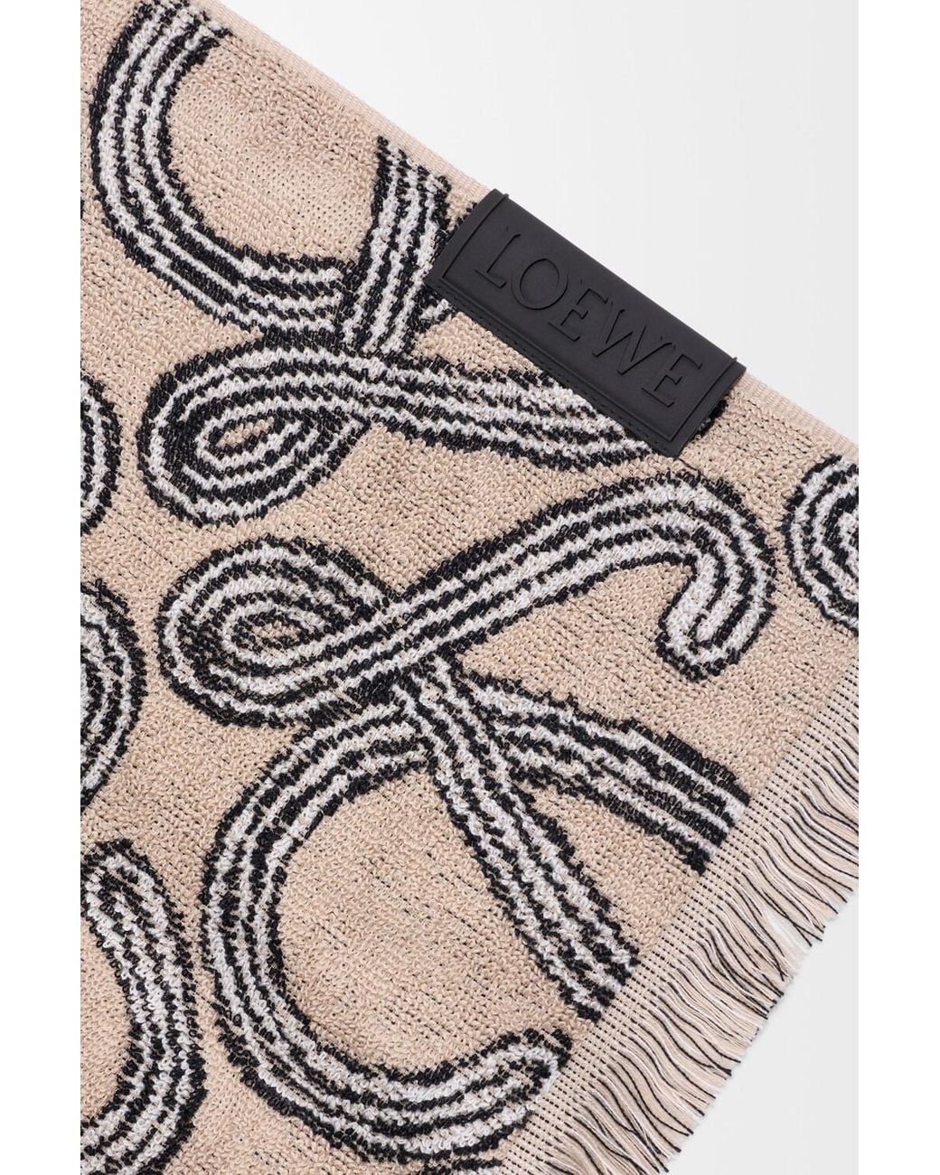Loewe Multicolor Fringed Towel