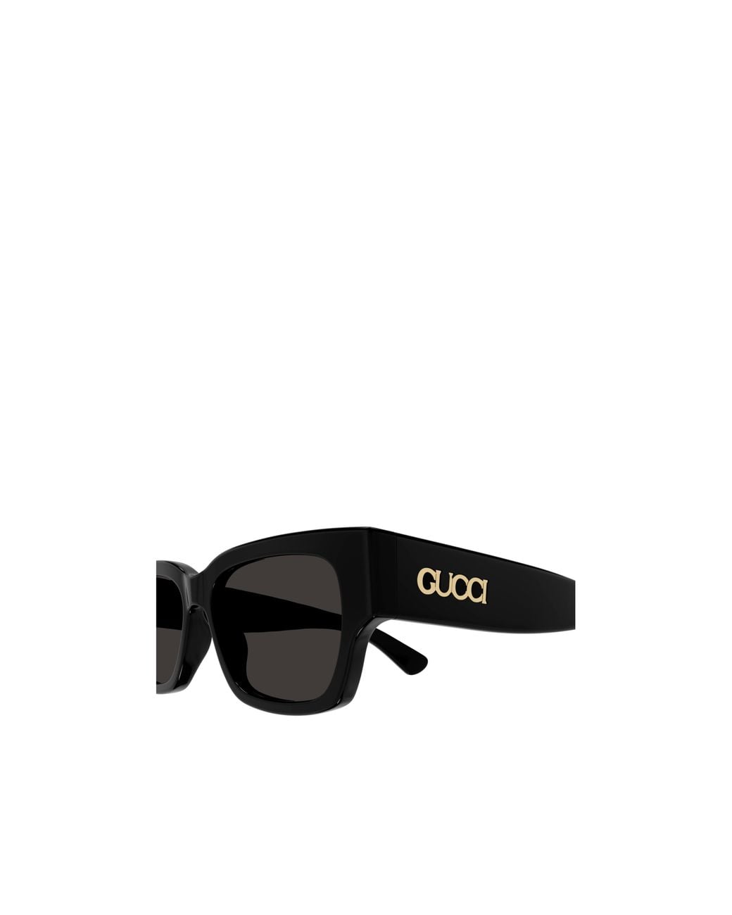 Gucci Black Eyewear Rectangle-Frame Sunglasses for men