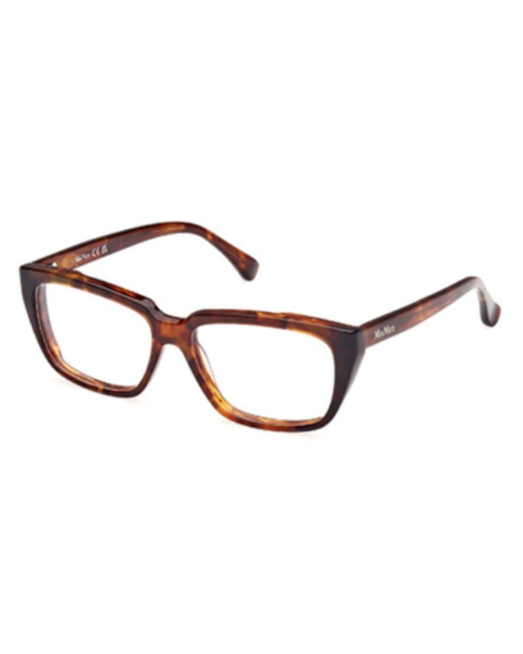 Max Mara White Square Frame Glasses