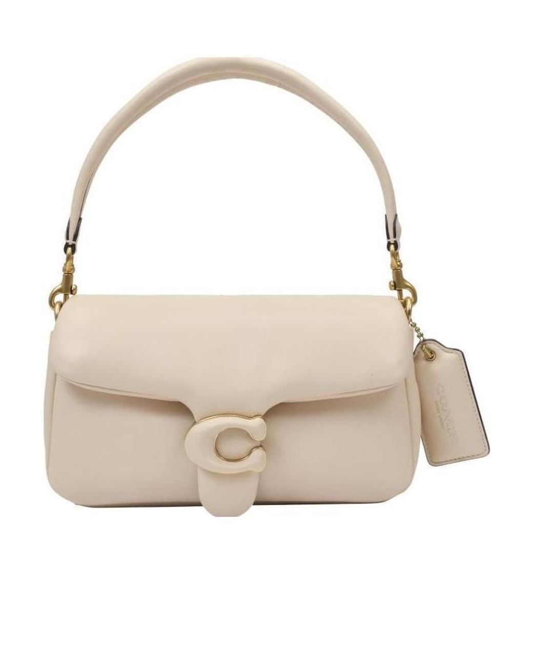 COACH Natural Tabby Pillow Satchel Bag
