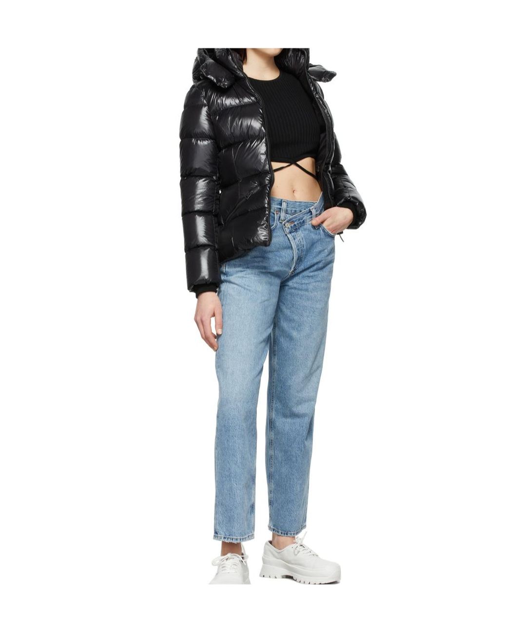 Mackage Black Madlyn Padded Zipped Jacket