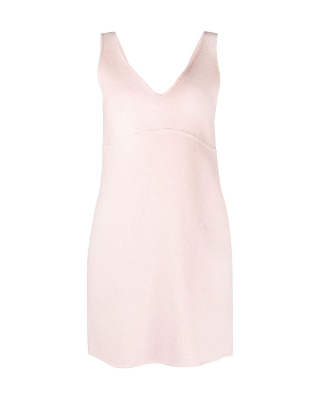 P.A.R.O.S.H. Pink Less Wool Minidress