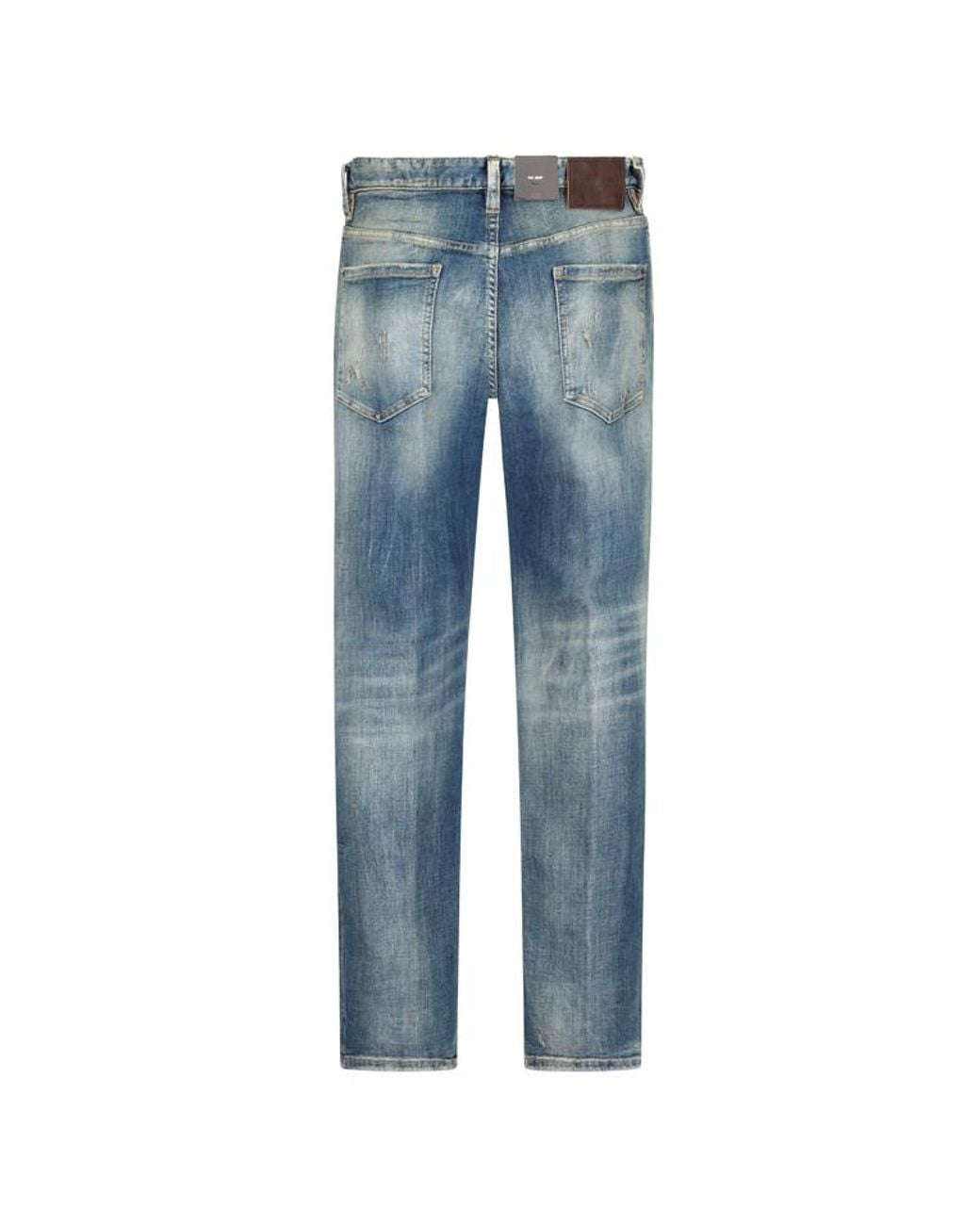 DSquared² Blue 642 Straight Leg Jeans for men