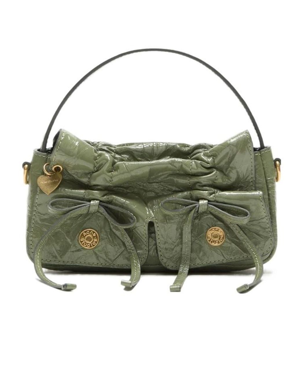 Acne Green Multipocket Micro Bag