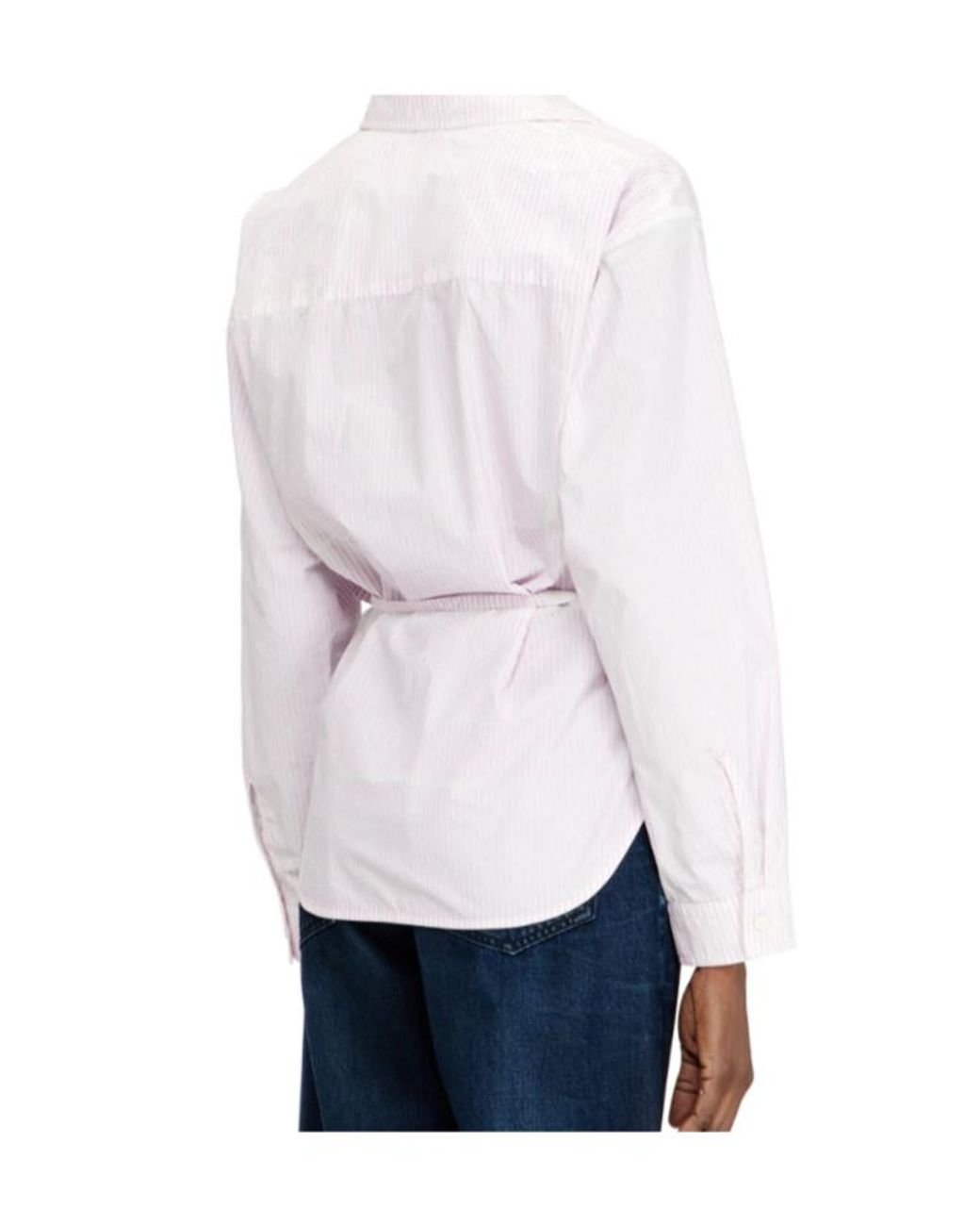DIESEL Pink C-Delphos-S2 Striped Shirt