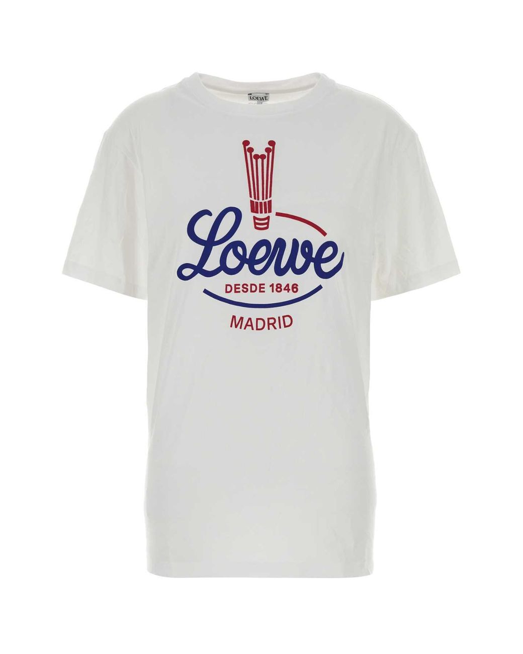 Loewe Gray Graphic-Print Crewneck T-Shirt