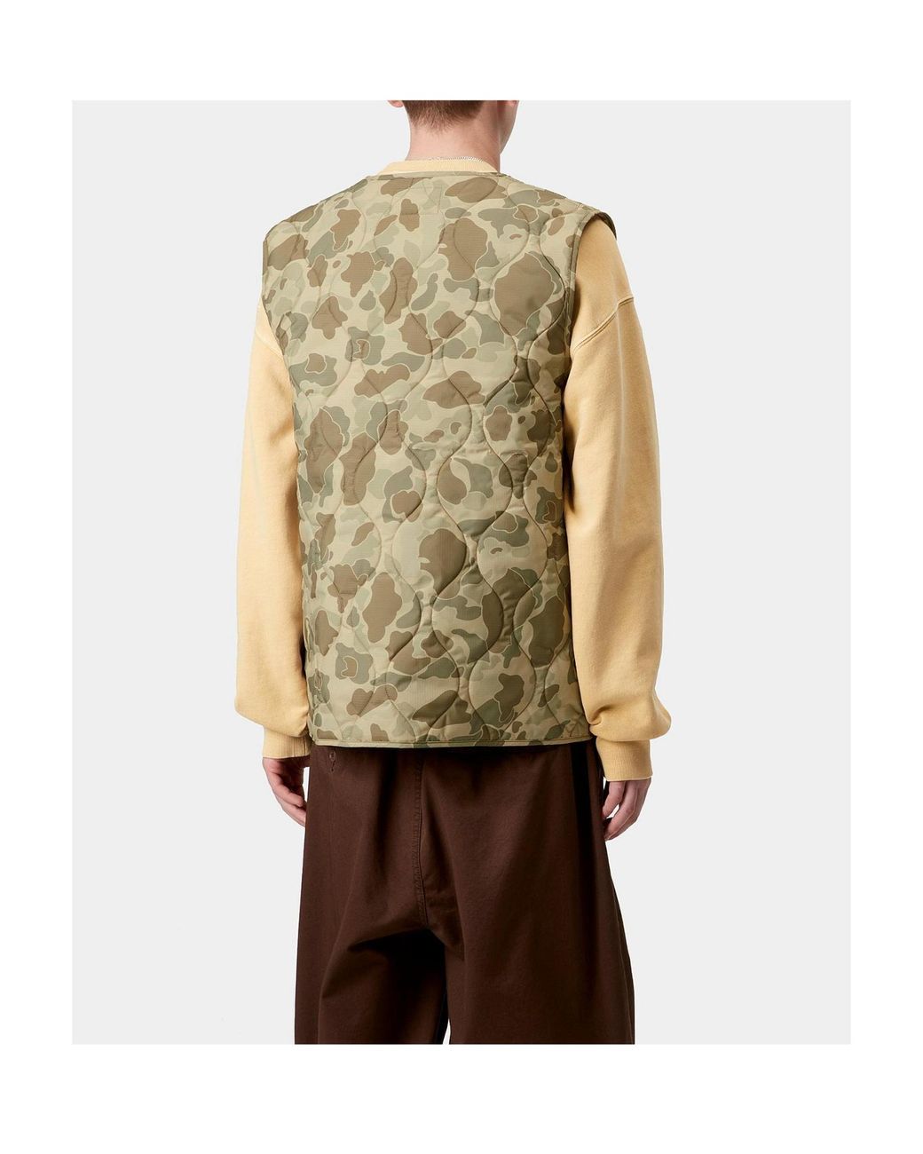 Carhartt Natural Skyton Button-Up Gilet for men