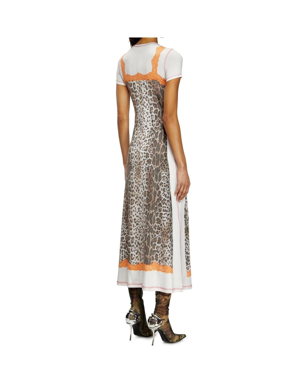 DIESEL Multicolor D-Ile Midi Dress